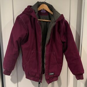 Berne Quilted Jacket in Purple